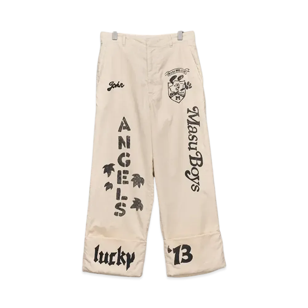 MASU x VERDY M.B.C. M.B.C. Memorial Pants "Cream"