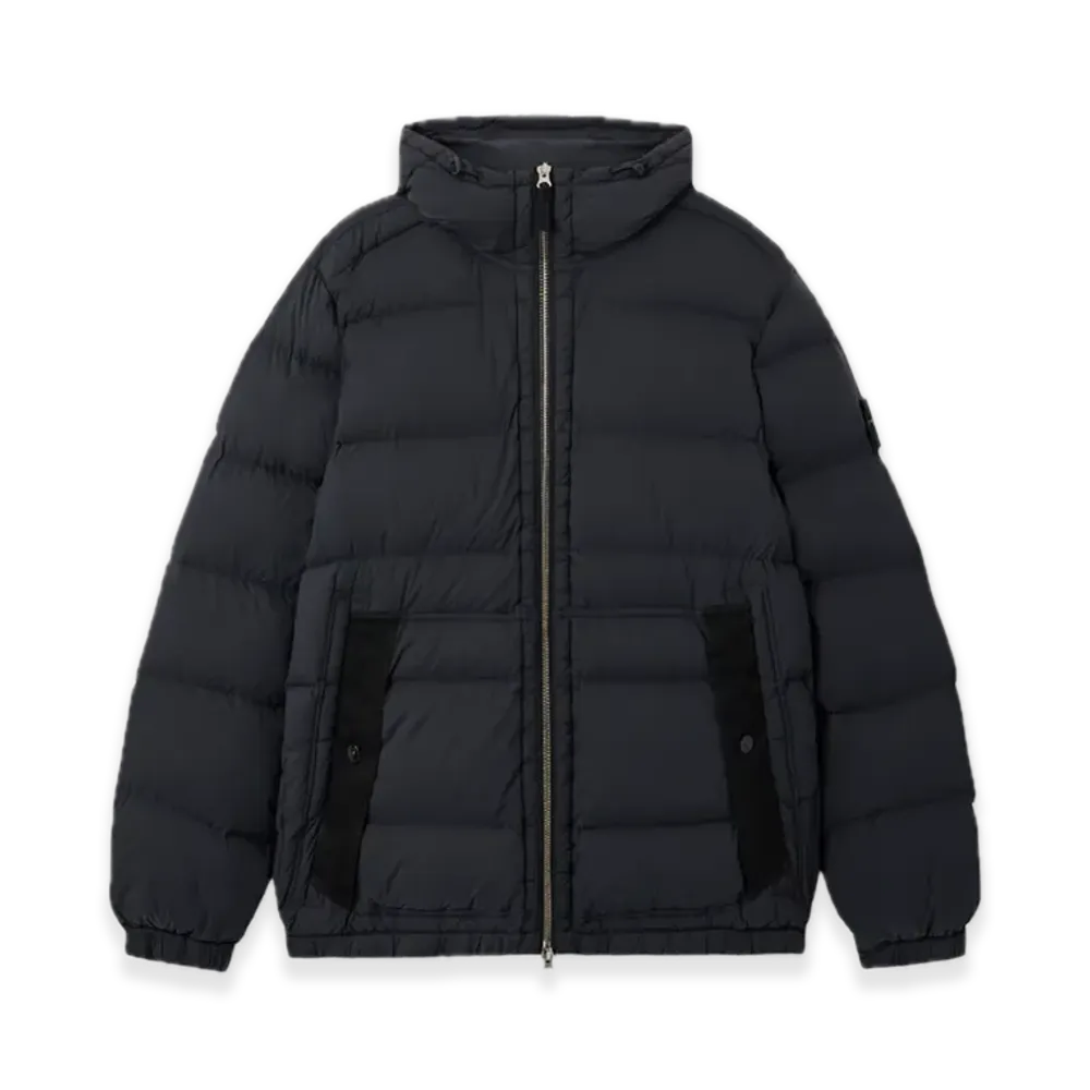 Stone Island 4100040 Seamless Tunnel Nylon Down-TC "Black"