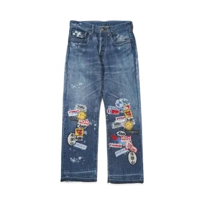 SEVESKIG vs J.W.DAVIS 2501XX Ver,Wappen Bomb "INDIGO"