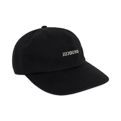 JJJJound Logo Weekend Cap "Black/Silver"