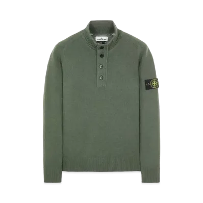 Stone Island 540A3 LAMBSWOOL "Sage Green"