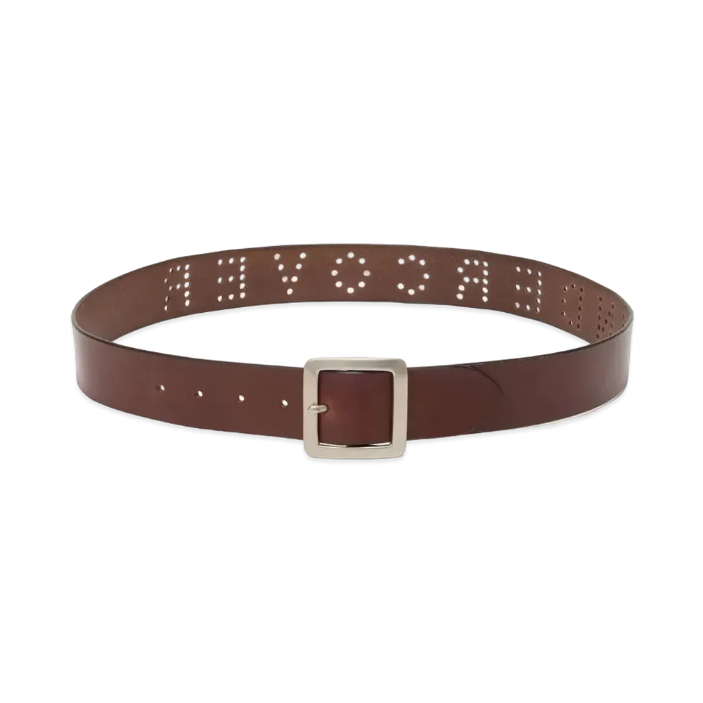 UNDERCOVER Howe Hide Leather Belt "Brown"