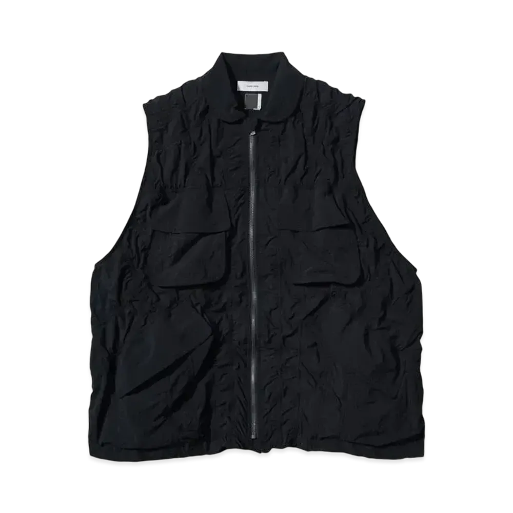FACETASM PATCHWORK VEST"NAVY"