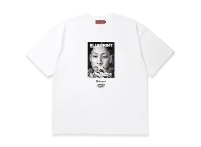 APHRODITEGANG x BUDSPOOL Blueprint The Records S/S Tee 01 "White"