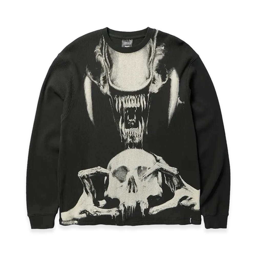 HUF x ALien Xenomorph Ls Thermal "Vintage Black"