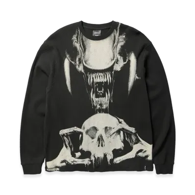 HUF x ALien Xenomorph Ls Thermal "Vintage Black"