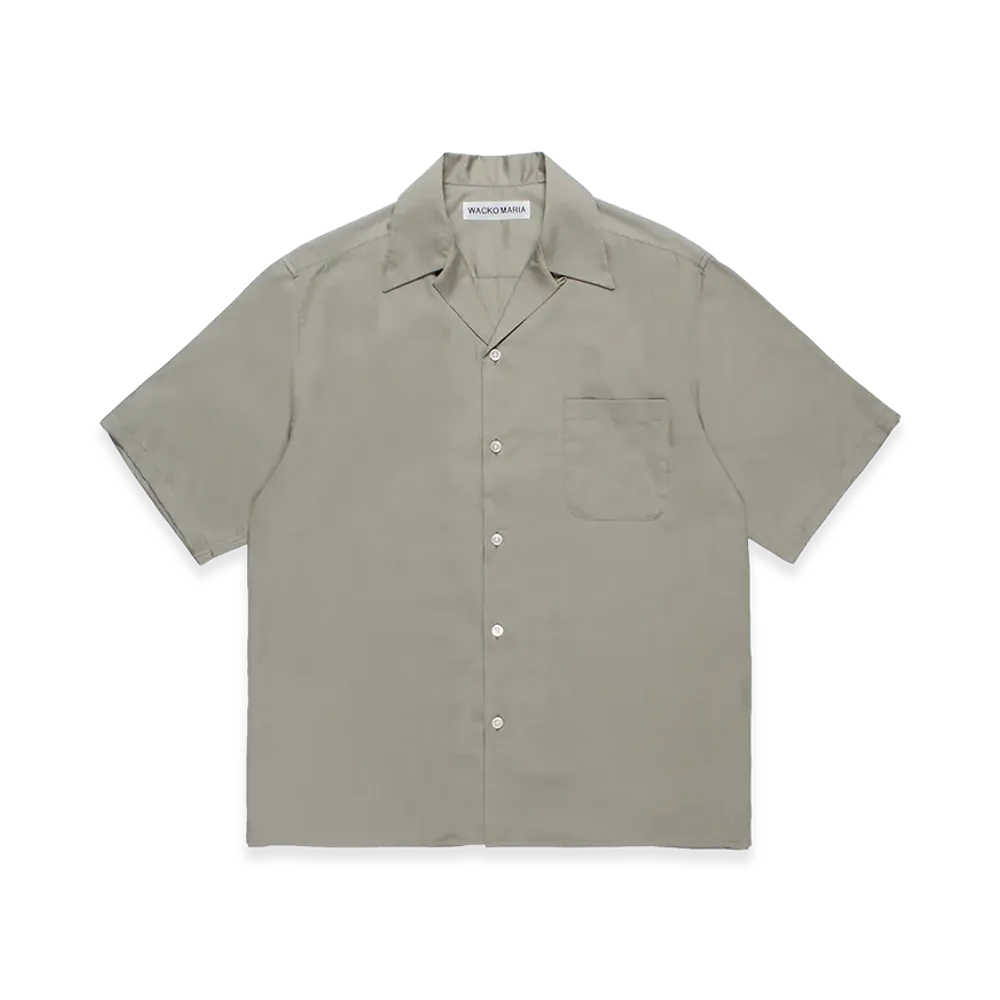 WACKO MARIA x Bez Tekstil Open Collar Shirt "Gray"