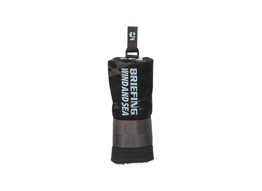 WIND AND SEA x BRIEFING GOLF Barrel Utility Cover Camo Combi "Sax"
