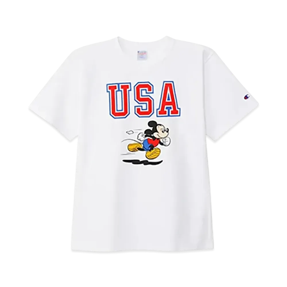 Champion Reverse Weave Short Sleeve Tee "White"