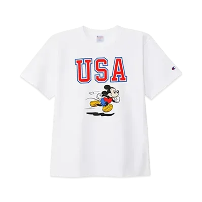Champion Reverse Weave Short Sleeve Tee "White"
