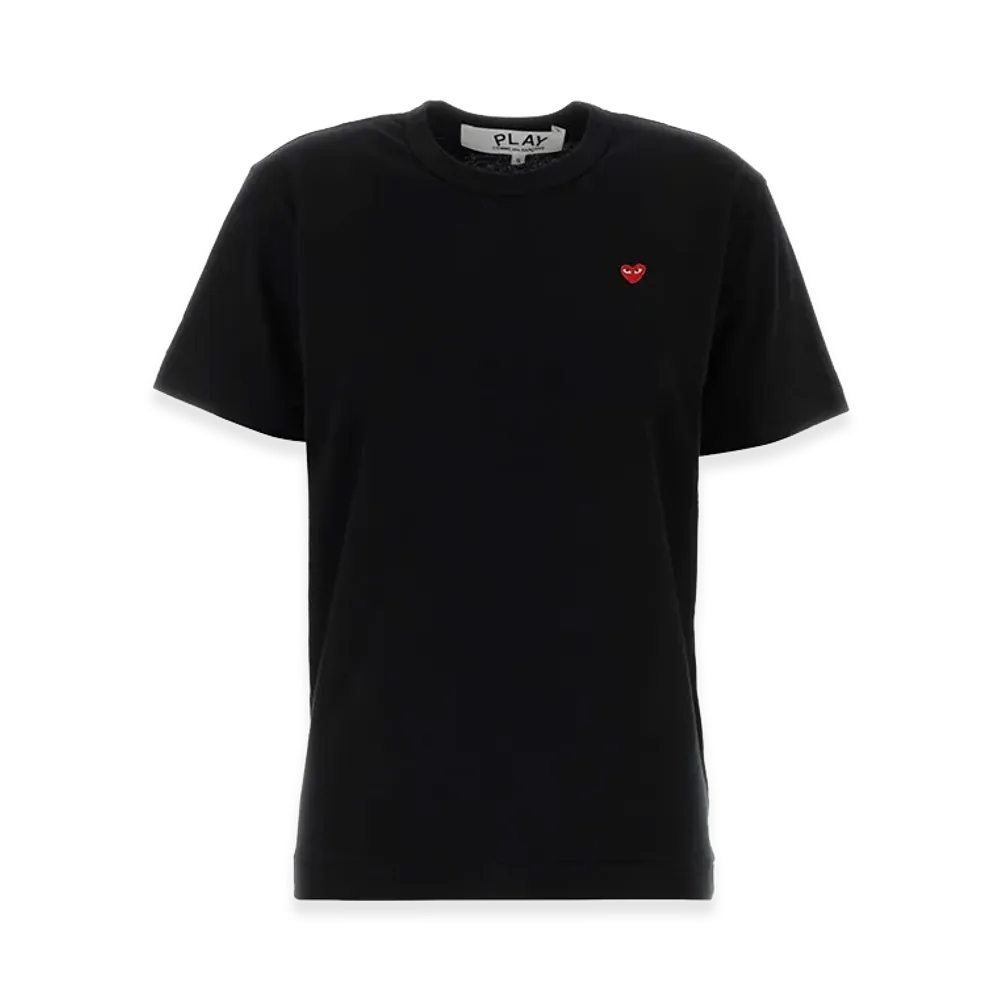 PLAY COMME des GARCONS Women's Cotton T-Shirt "Black"