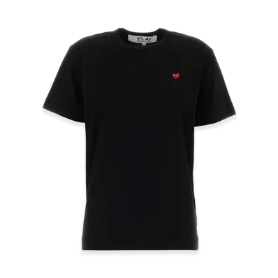 PLAY COMME des GARCONS Women's Cotton T-Shirt "Black"