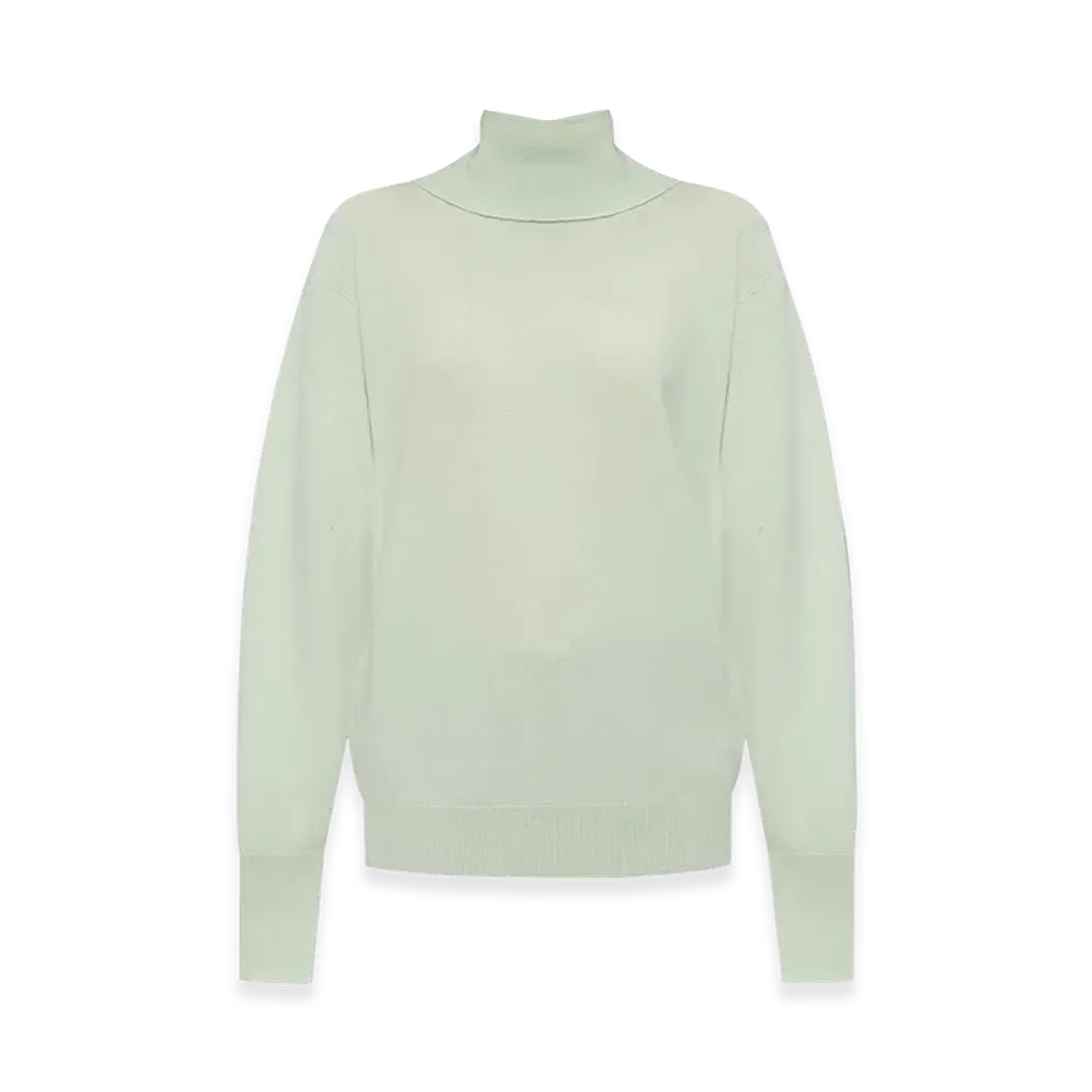 Jil Sander Women's Maglione Collo Alto "Light Green"