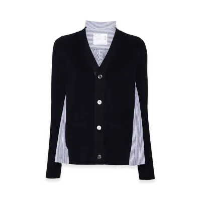 sacai Women's Sweaters "Navy"