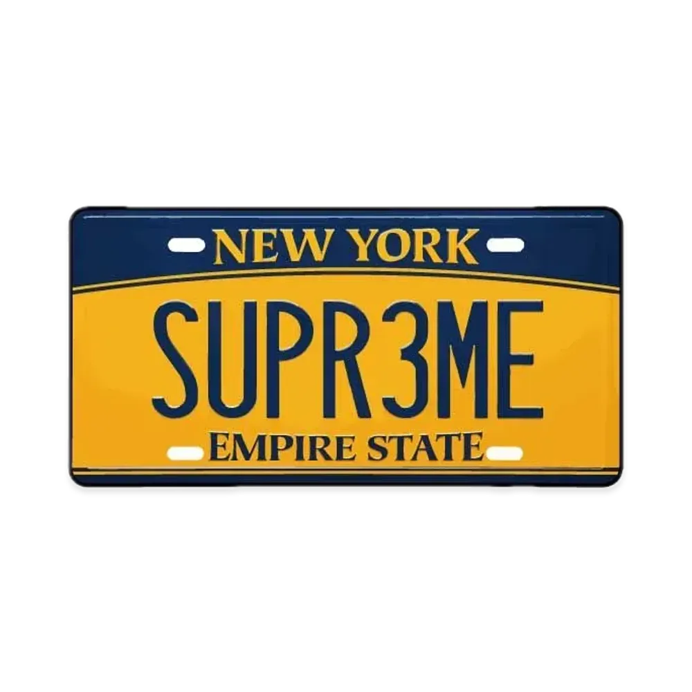 Supreme License Plate "Multi"