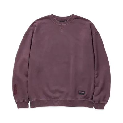 NEIGHBORHOOD Pigment Dyed Sweat Shirt LS "Burgundy"
