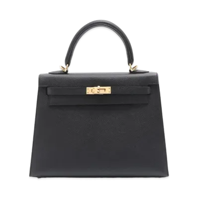 Hermes Kelly Sellier Veau Epsom "Noir/Gold"