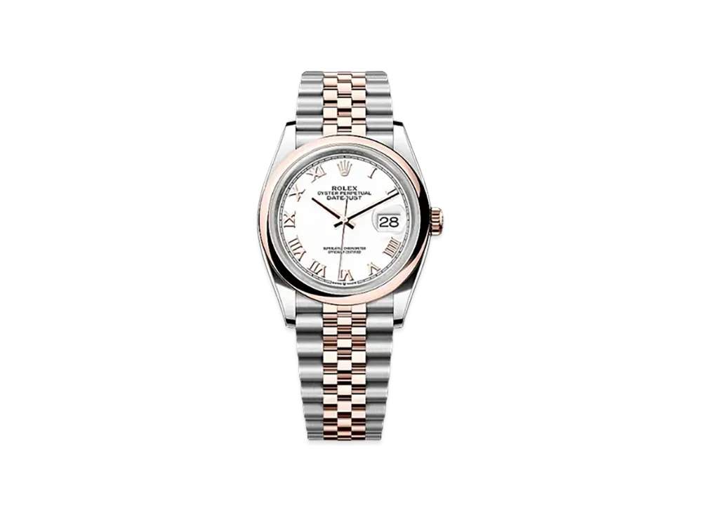 ROLEX Datejust 36 Oystersteel "White"