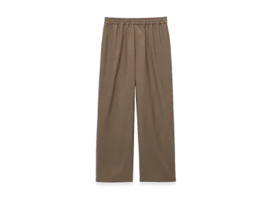 Graphpaper Extra Fine Wool Easy Wide Pants "Brown"