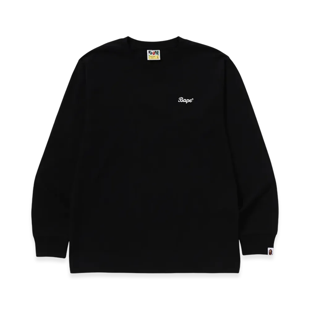 A BATHING APE Bape L/S Tee "Black"