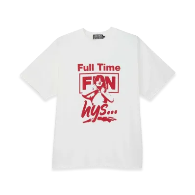 HYSTERIC GLAMOUR Full Time Fun T-Shirt "White"
