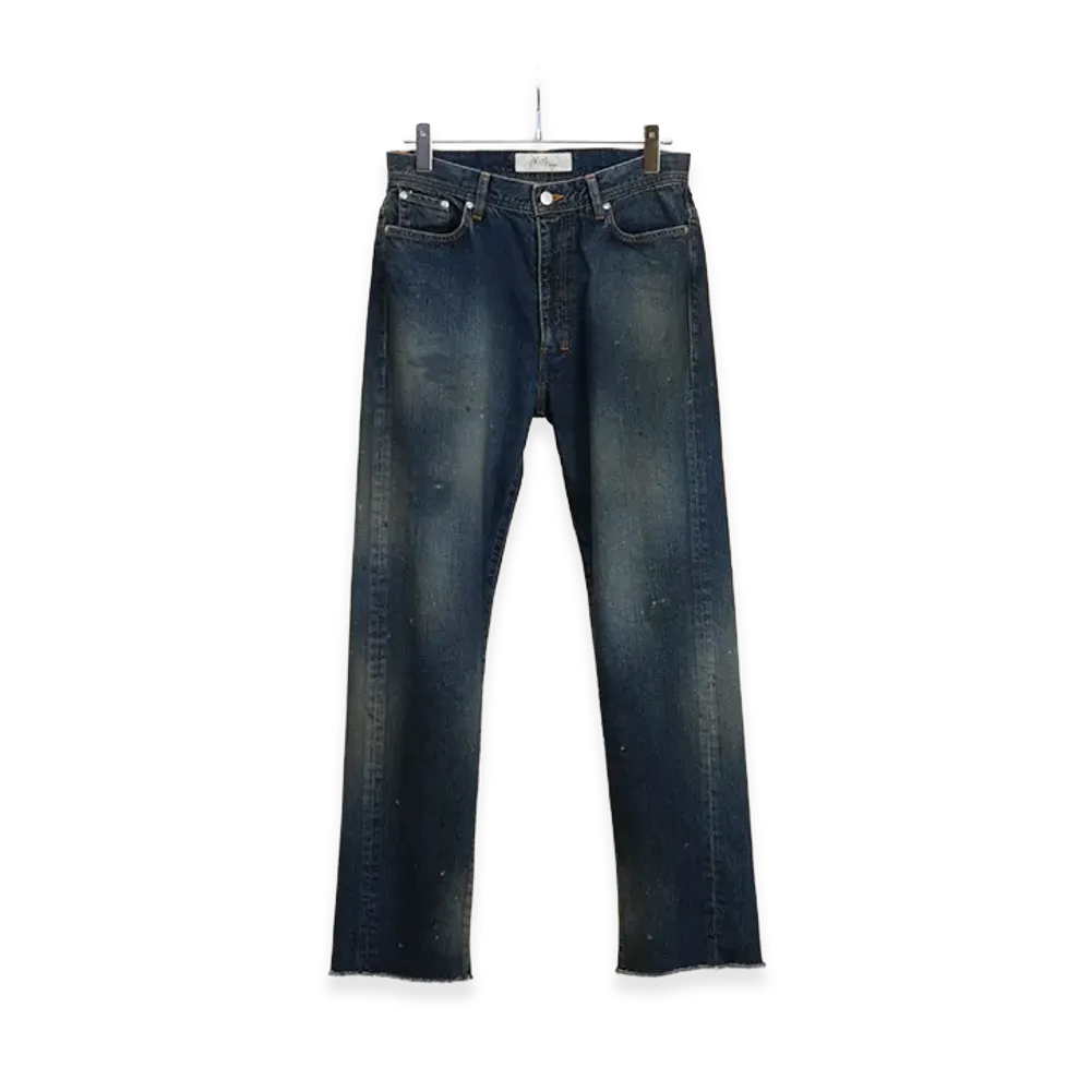 ANCELLM #07 Slim Straight 5P Denim Pants "Indigo"