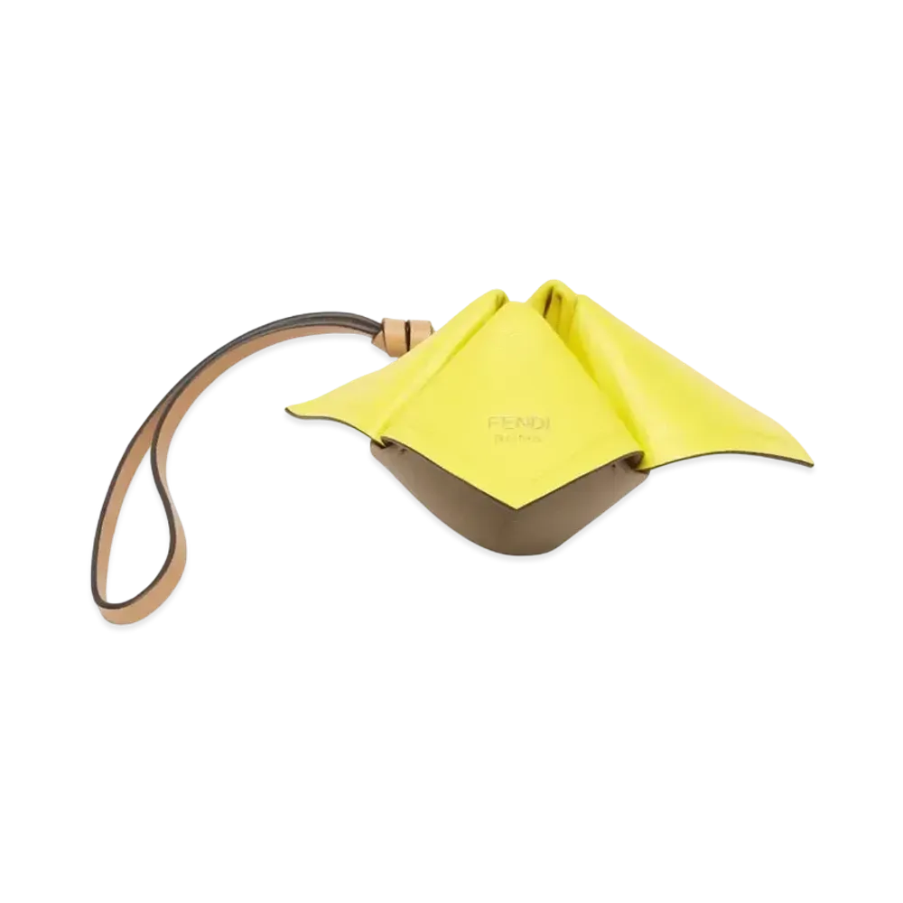 FENDI Fortune Teller Charm Nappa Leather "Yellow"