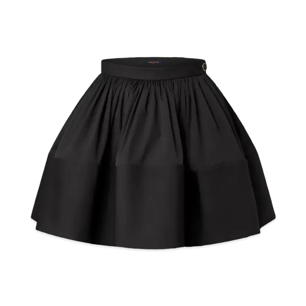 Louis Vuitton Women's XL Hem Mini Skirt "Noir"