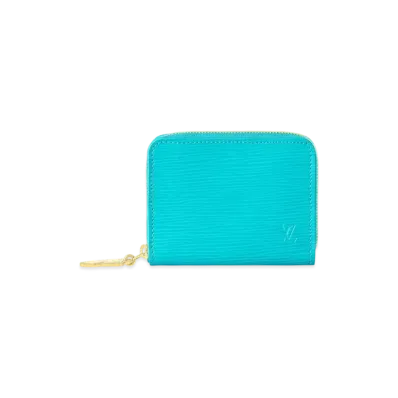 Louis Vuitton x Takashi Murakami Zippy Coin Purse Epi Japan Exclusive "Kabira Blue"