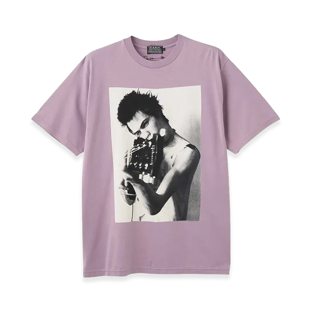 HYSTERIC GLAMOUR Dennis Morris/Sid Stockholm 1977 Tee "Purple"