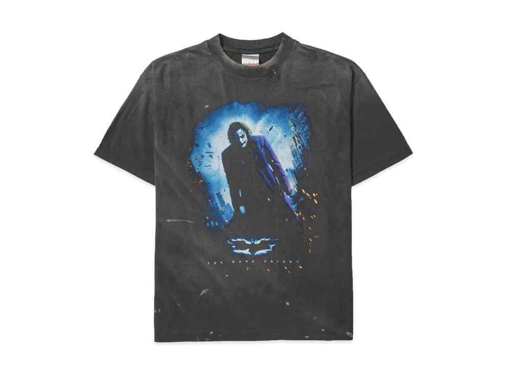 SAINT Mxxxxxx x Batman BTM_SS Tee_The Dark Knight "Black"