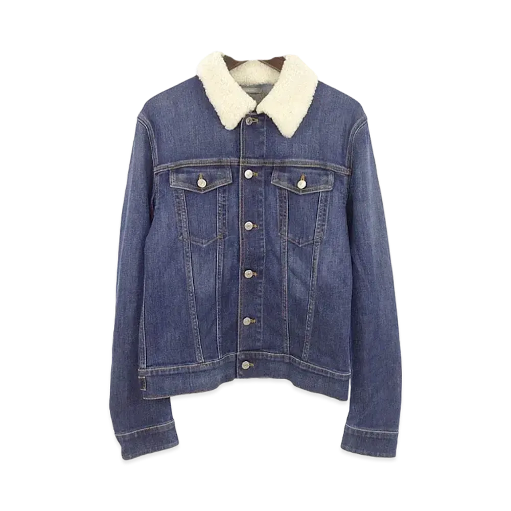 Dior Homme 18SS Boa Denim Jacket "Blue"
