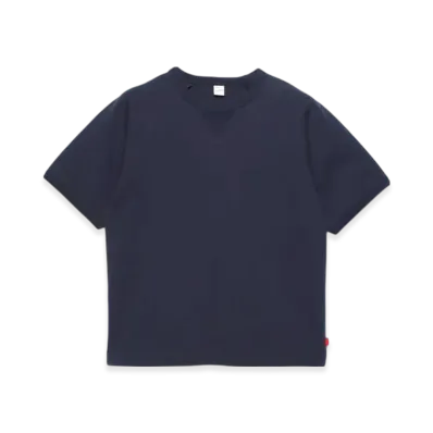 Healthknit Maxweight Sweat Short Sleeve T-Shirt "Navy"