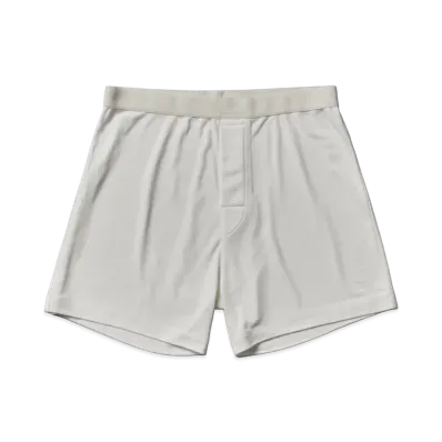 Graphpaper Bamboo Rayon Smooth Boxer Shorts "Natural"