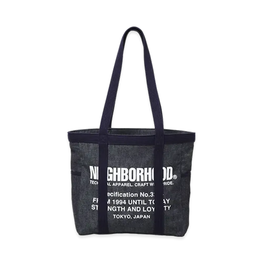 NEIGHBORHOOD Denim Tote Bag-M "Indigo"