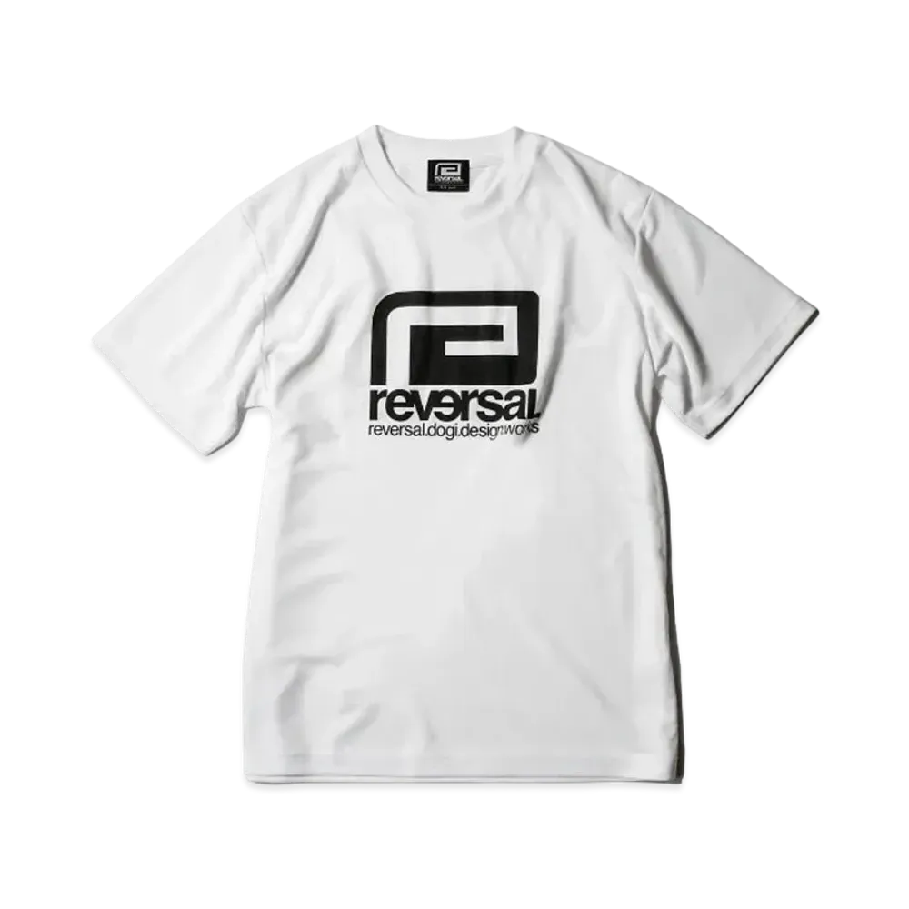 Reversal Big Mark Dry Mesh Tee "White"