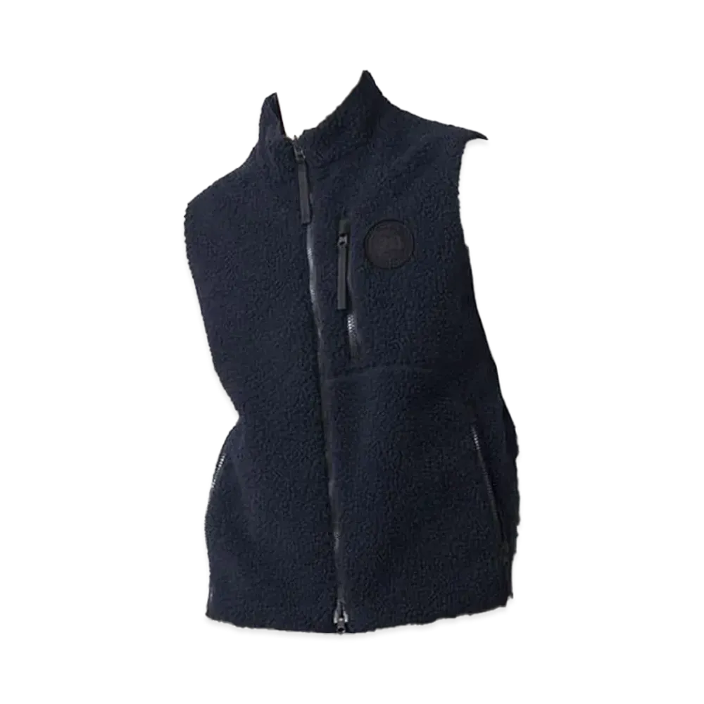 CANADA GOOSE Kinross Reversible Fleece Vest Black Label Fusion Fit "Atlantic Navy"