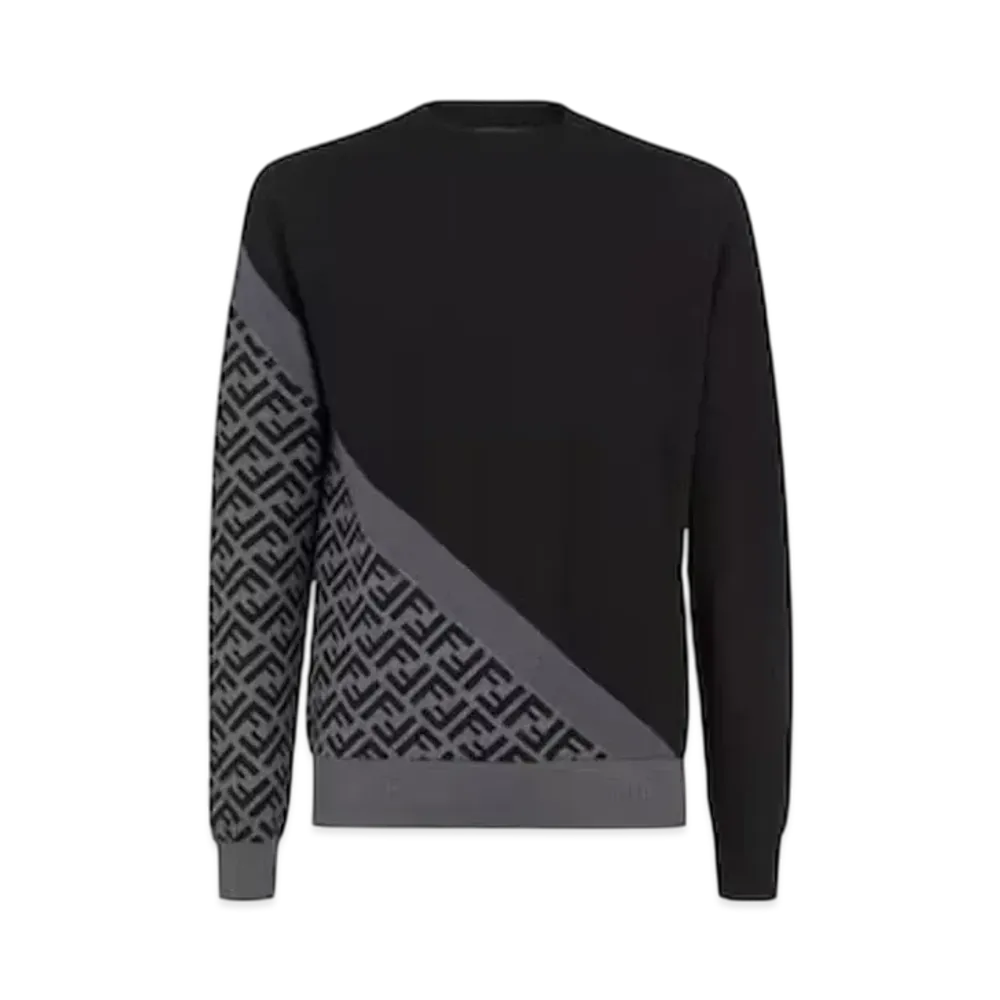 FENDI Men's Wool Sweater "Black"