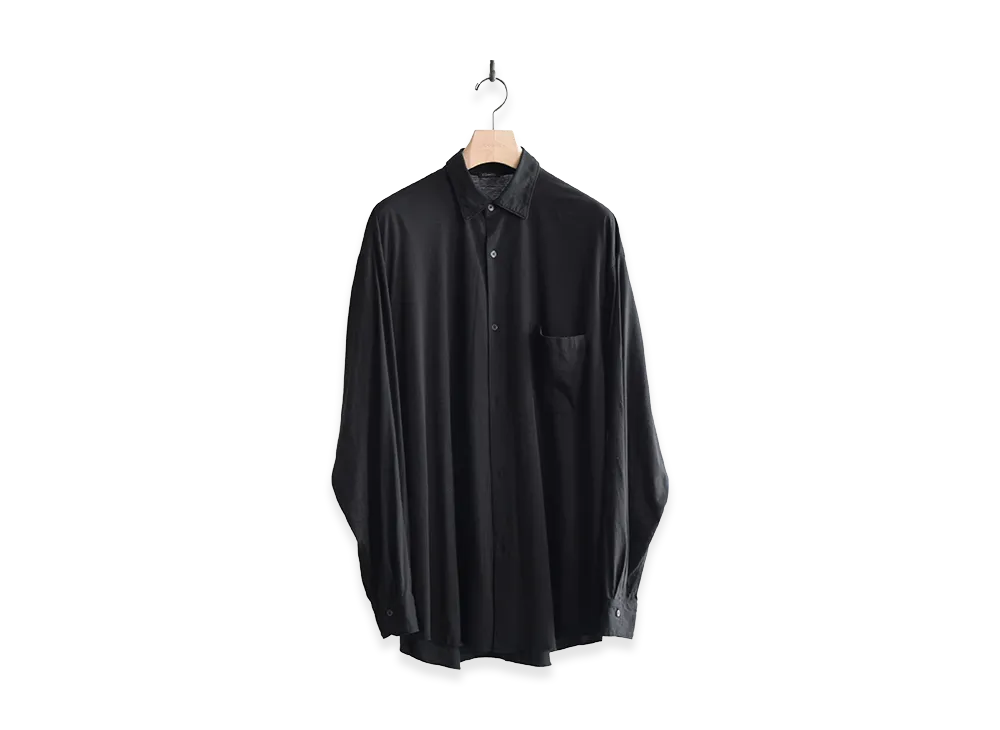 COMOLI Thin Cotton COMOLI Shirt "Black"