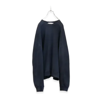 ANCELLM Smooth Sweat Shirt "Dark Navy"