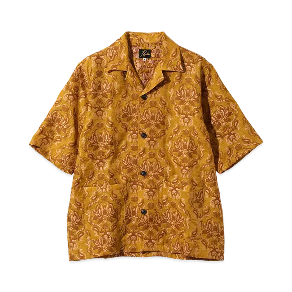 NEEDLES x KAE TANAKA Cabana Shirt KT Jacquard "Beige"