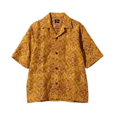 NEEDLES x KAE TANAKA Cabana Shirt KT Jacquard "Beige"