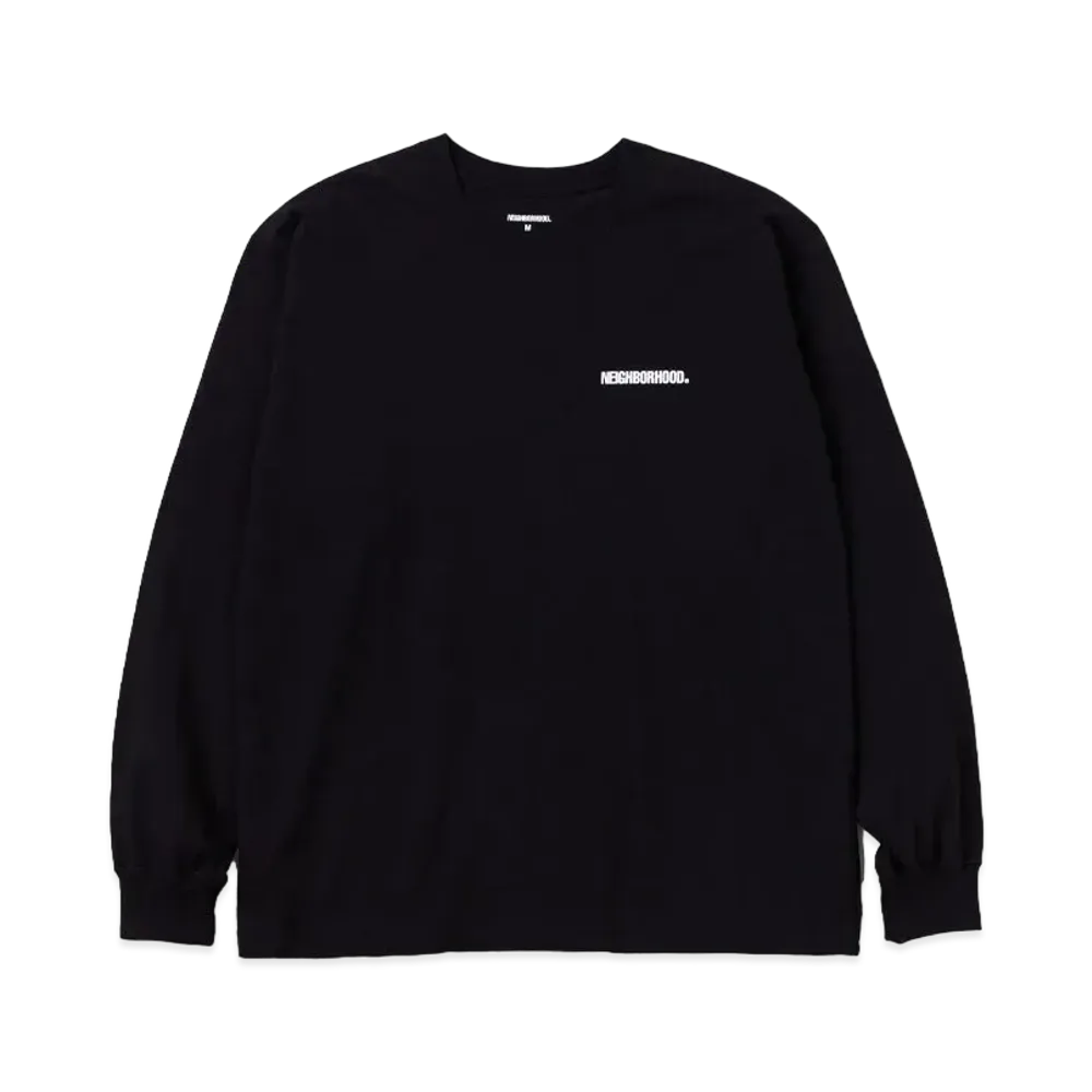 NEIGHBORHOOD NH . Tee LS-1 "Black"