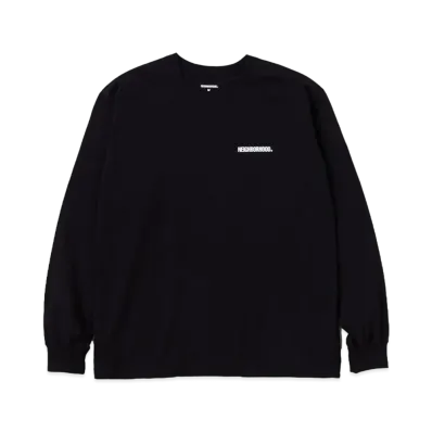 NEIGHBORHOOD NH . Tee LS-1 "Black"