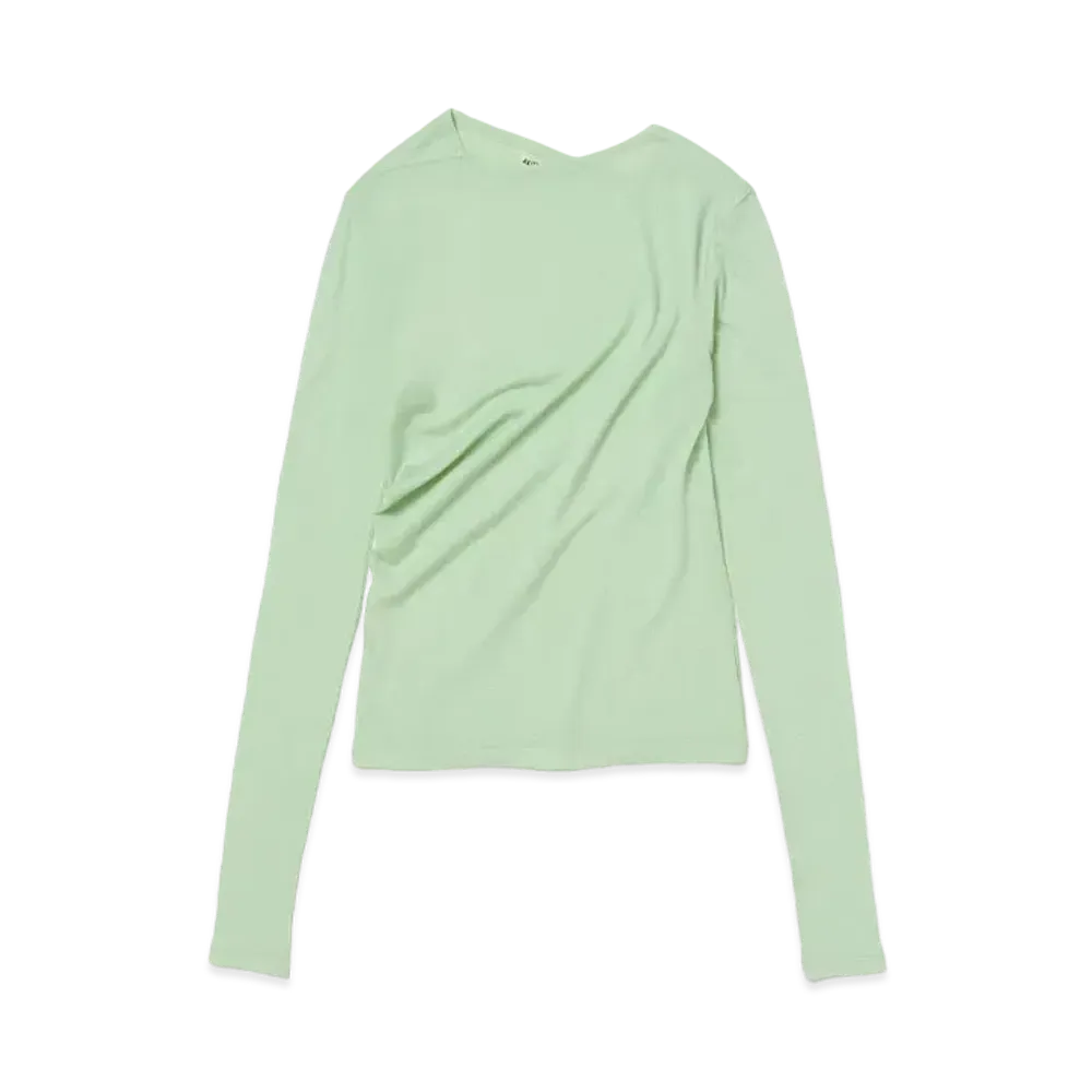 AURALEE Wool Amunzen P/O "Pale Green"