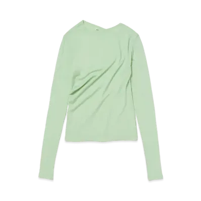 AURALEE Wool Amunzen P/O "Pale Green"