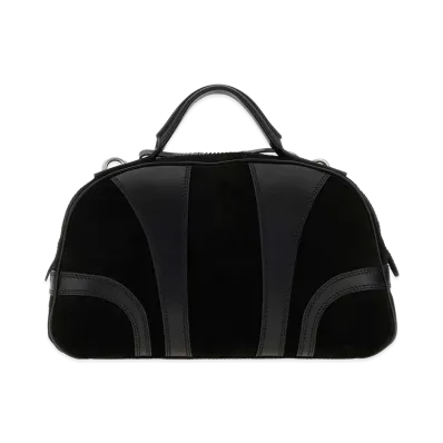 DRIES VAN NOTEN Suede And Leather Handbag "Black"
