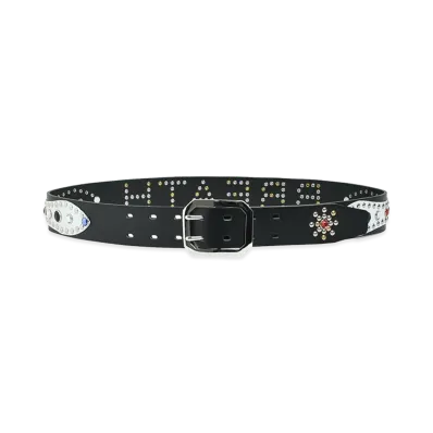 BREATH Studs Logo Belt "Black/Multi"
