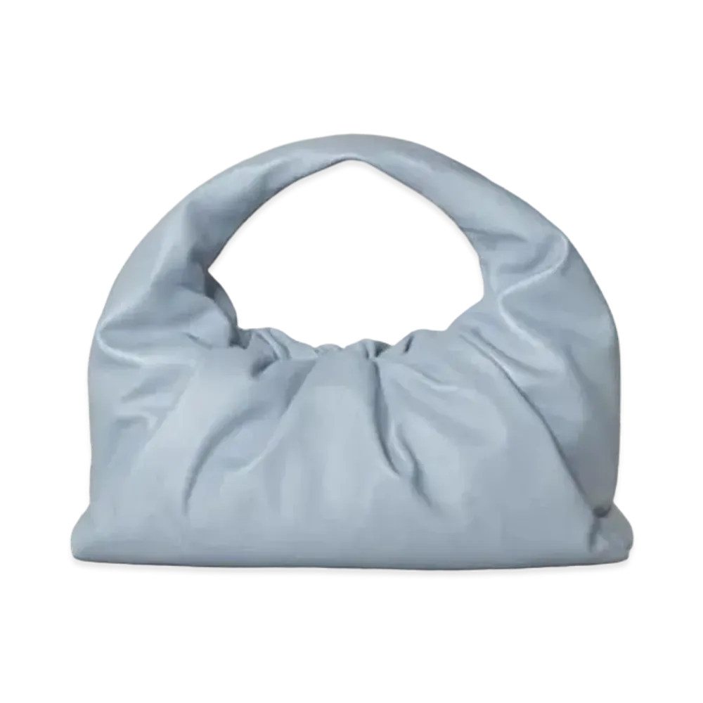Bottega Veneta The Shoulder Pouch Large Calf "Ice Blue"