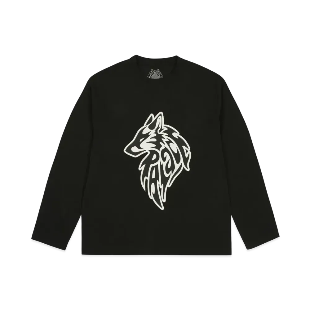 PALACE Sketchy Lone Wolf Longsleeve "Black"